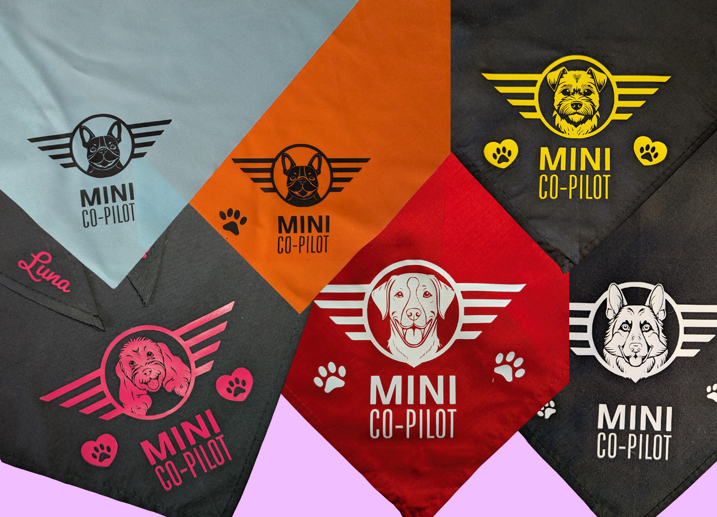 Co-Pilot Bandanas