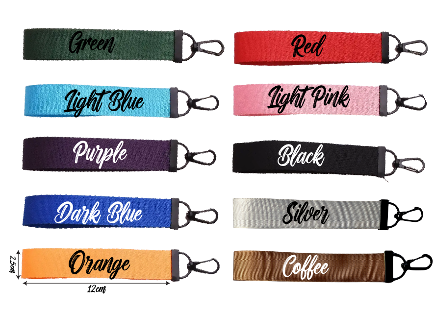 Custom Printed Key Straps - Double Sided