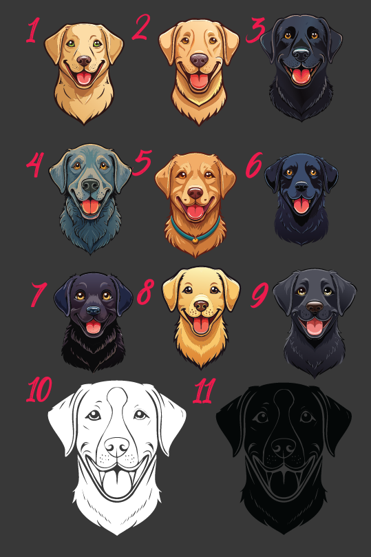 Co-Pilot Stickers - Labrador