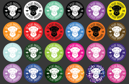 Co-Pilot Stickers - Labrador