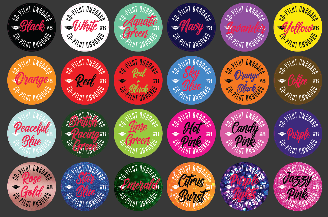 Co-Pilot Stickers - Bulldog