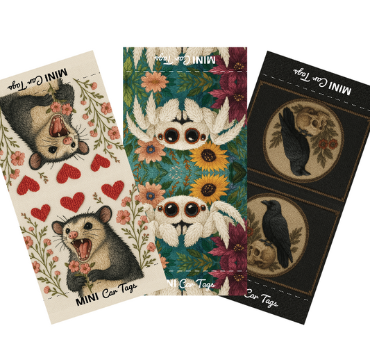 Stitch Up! Embroidered Style Tags