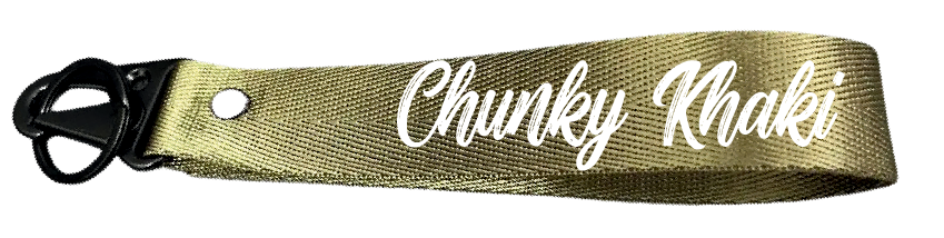 Chunky Printed Key Straps - Double Sided