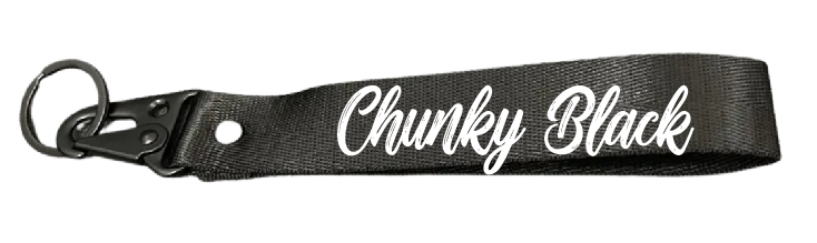 Chunky Printed Key Straps - Double Sided