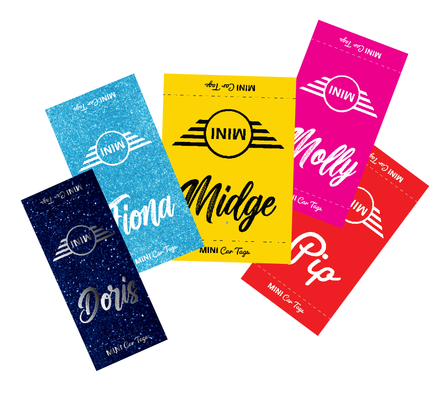 Mini Logo Car Tags