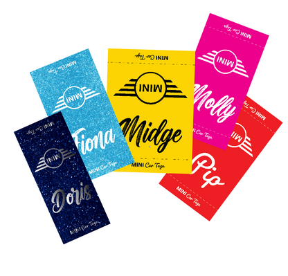 Mini Logo Car Tags