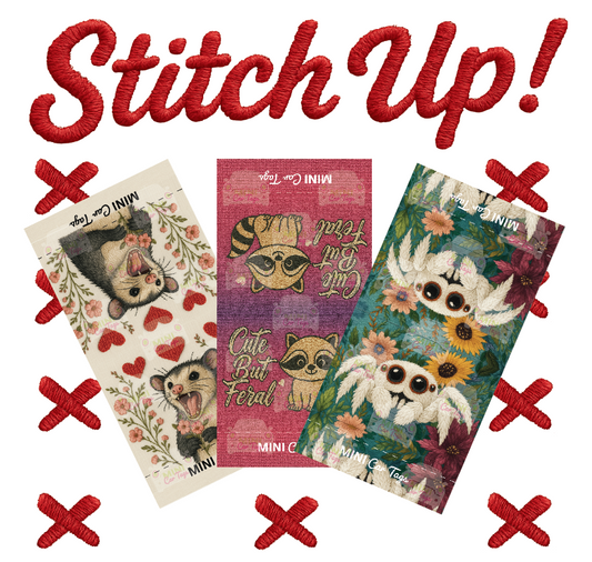 Stitch Up! Embroidered Style Tags