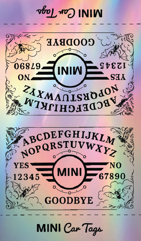 Halloween REMOVABLE Tags!!