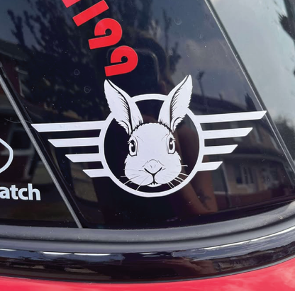 Cut Vinyl Bunny Rabbit Stickers