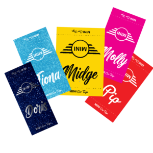 MINI Logo/ Name Car Tags