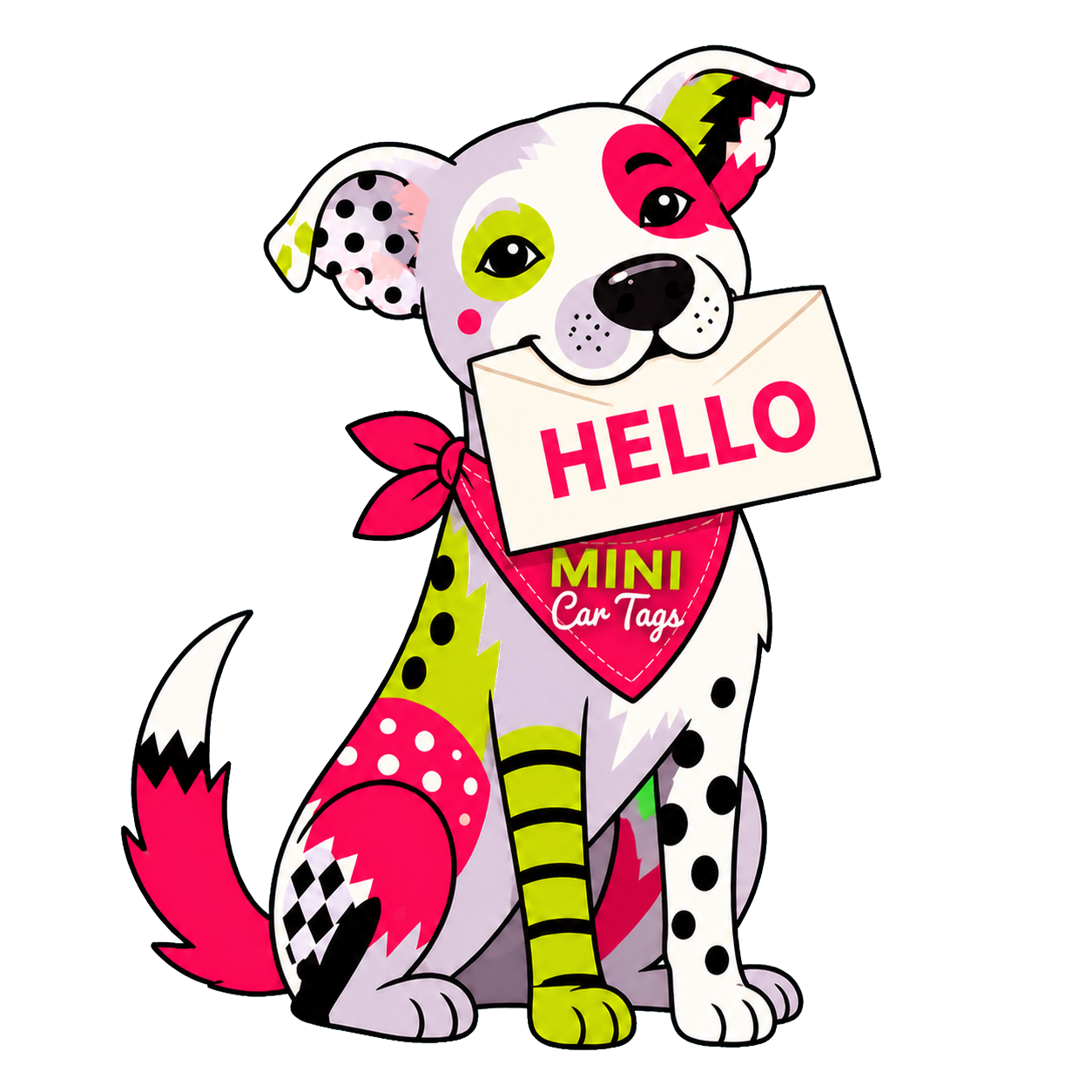 Jelly, the MINI Car Tags co-pilot mascot